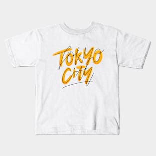 Lettering Tokyo City Kids T-Shirt